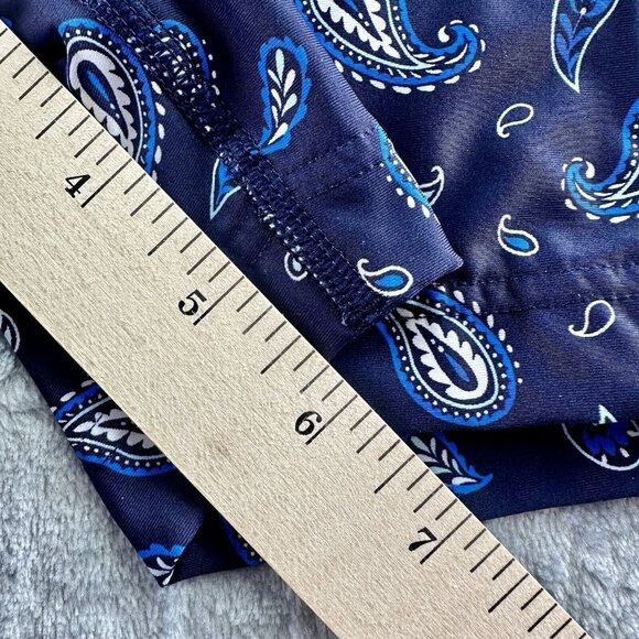 Lands' End Bike Swim Shorts Women's M High Waisted 6" UPF 50 Chlorine Resistant - Picture 7 of 9